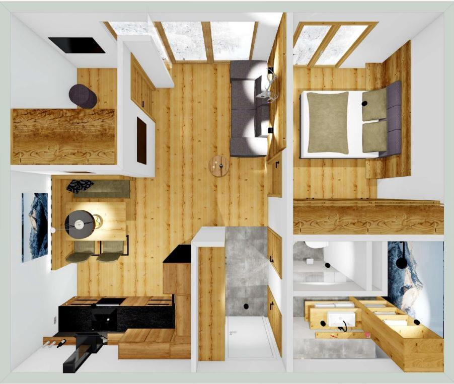 Familienwohnung Wildspitze ฟือเกน ภายนอก รูปภาพ